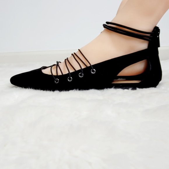 Jessica Simpson Faux Suede Flats Taluna - Picture 7 of 11